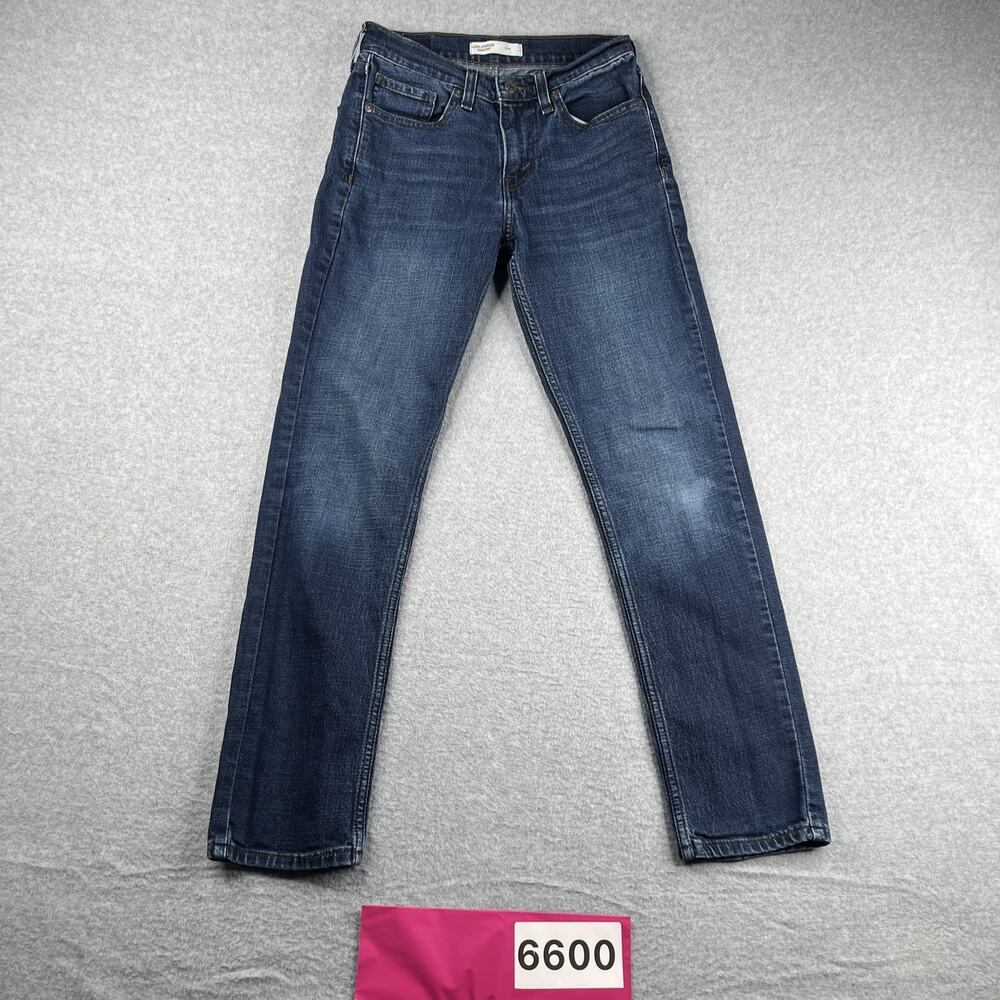 Levi’s Strauss Signature Denim Jeans Slim Blue Distressed Men’s 28x30 Levis